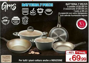 Satur Batteria pentole offerta