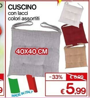 Satur Cuscino offerta
