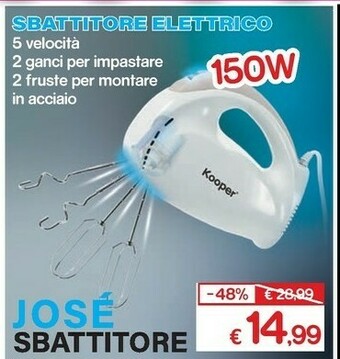 Satur Sbattitore elettrico offerta