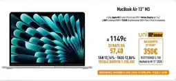 Unieuro MacBook Air 13" M3 offerta