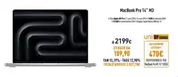 Unieuro MacBook Pro 14" M3 offerta
