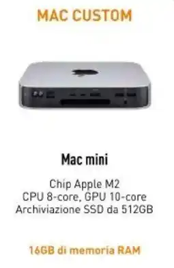 Unieuro Mac mini offerta