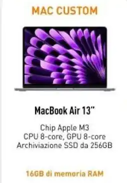 Unieuro MacBook Air 13" offerta