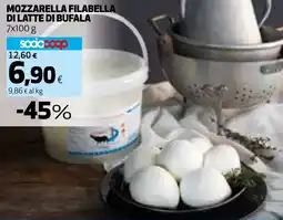 MOZZARELLA FILABELLA DI LATTE DI BUFALA 7 x 100 g