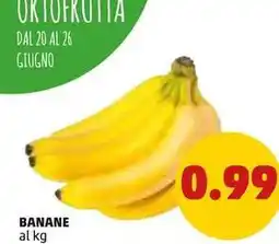 PENNY BANANE offerta