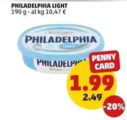 PENNY PHILADELPHIA LIGHT offerta
