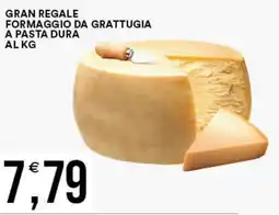 Vantaggio Cash&Carry GRAN REGALE FORMAGGIO DA GRATTUGIA A PASTA DURA offerta