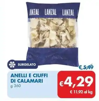 MD Discount ANELLI E CIUFFI DI CALAMARI offerta