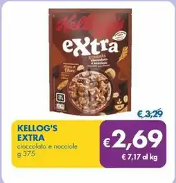 MD Discount KELLOG'S EXTRA cioccolato e nocciole g 375 offerta