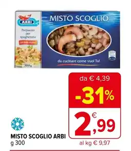 Iperal MISTO SCOGLIO ARBI g 300 offerta