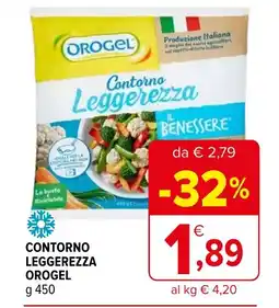 Iperal CONTORNO LEGGEREZZA OROGEL g 450 offerta