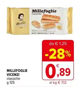Iperal MILLEFOGLIE VICENZI classiche g 125 offerta