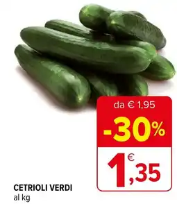 Iperal CETRIOLI VERDI offerta