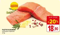 Iperal FILETTO DI SALMONE offerta