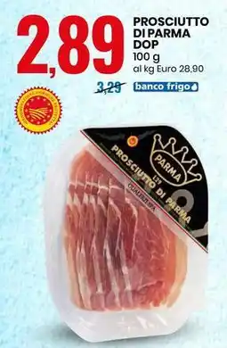 Eurospin PROSCIUTTO DI PARMA DOP 100 g offerta