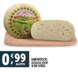 Deco Supermercati SAN ROCCO ASIAGO DOP offerta