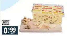 Deco Supermercati PRESIDENT EMMENTAL offerta