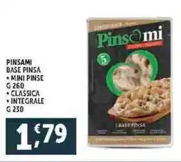 Deco Supermercati PINSAMI BASE PINSA MINI PINSE G260 offerta