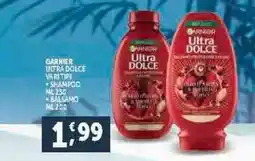 Deco Supermercati GARNIER ULTRA DOLCE VARI TIPI SHAMPOD ML 250 - BALSAMO ML 200 offerta
