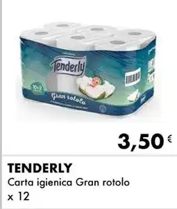 Iper Tosano TENDERLY Carta igienica Gran rotolo x 12 offerta