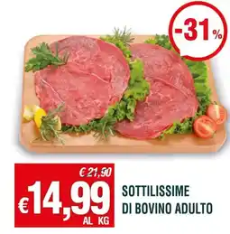 Banco Fresco SOTTILISSIME DI BOVINO ADULTO offerta