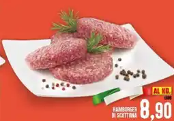 Iper Pellicano HAMBURGER DI SCOTTONA offerta