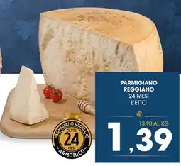 SeBón Supermercati PARMIGIANO REGGIANO 24 MESI L'ETTO offerta