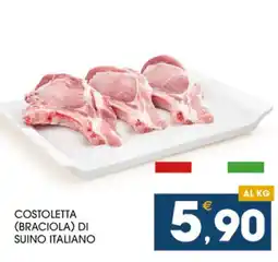 SeBón Supermercati COSTOLETTA (BRACIOLA) DI SUINO ITALIANO offerta