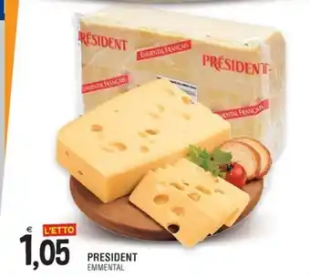 Al Discount PRESIDENT EMMENTAL offerta