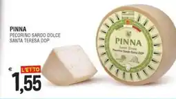 Al Discount PINNA PECORINO SARDO DOLCE SANTA TERESA DOP offerta