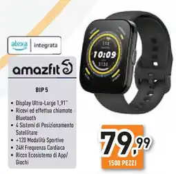 Unieuro amazfit BIP 5 offerta