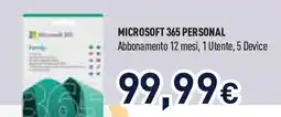 Unieuro MICROSOFT 365 PERSONAL offerta