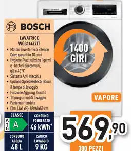 BOSCH LAVATRICE WGG144Z7IT