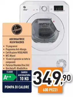 Unieuro Hoover ASCIUGATRICE HLEH10A2DES offerta