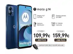Unieuro motorola moto g 14 offerta