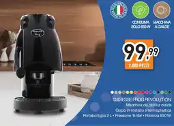 Unieuro DIDIESSE FROG REVOLUTION Macchina da caffè a cialde offerta