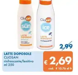 MD Discount LATTE DOPOSOLE CLIOSAN rinfrescante/lenitivo ml 250 offerta