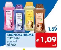 MD Discount BAGNOSCHIUMA CLIOSAN assortiti ml 750 offerta
