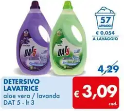 MD Discount DETERSIVO LAVATRICE aloe vera/lavanda DAT 5 - It 3 offerta