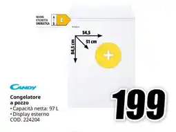 MediaWorld CANDY Congelatore a pozzo offerta