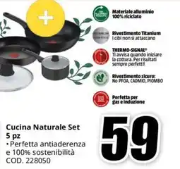 MediaWorld Cucina Naturale Set 5 pz offerta
