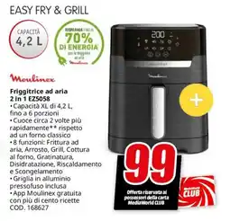 Moulinex Friggitrice ad aria 2 in 1 EZ5058