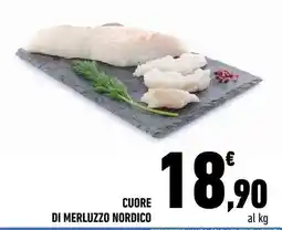 Conad CUORE DI MERLUZZO NORDICO offerta