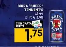 Pam BIRRA "SUPER" TENNENT'S cl 44 offerta