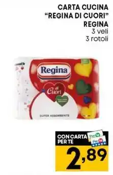 Pam CARTA CUCINA "REGINA DI CUORI❞ REGINA offerta