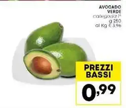 Panorama AVOCADO VERDE g 250 offerta