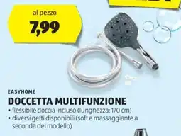 ALDI EASYHOME DOCCETTA MULTIFUNZIONE flessibile doccia incluso (lunghezza: 170 cm) offerta