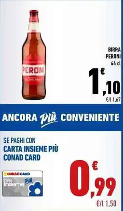 Conad BIRRA PERONI 66 cl offerta