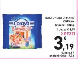 Spazio Conad BASTONCINI DI MARE CORAYA 12 pezzi, 180 g offerta