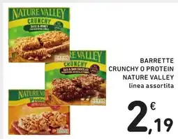 Spazio Conad BARRETTE CRUNCHY O PROTEIN NATURE VALLEY linea assortita offerta